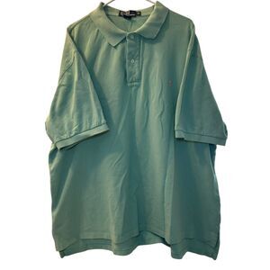 Polo by Ralph Lauren Classic Polo Shirt Men Size 3XB Green/Pink Preppy Normcore